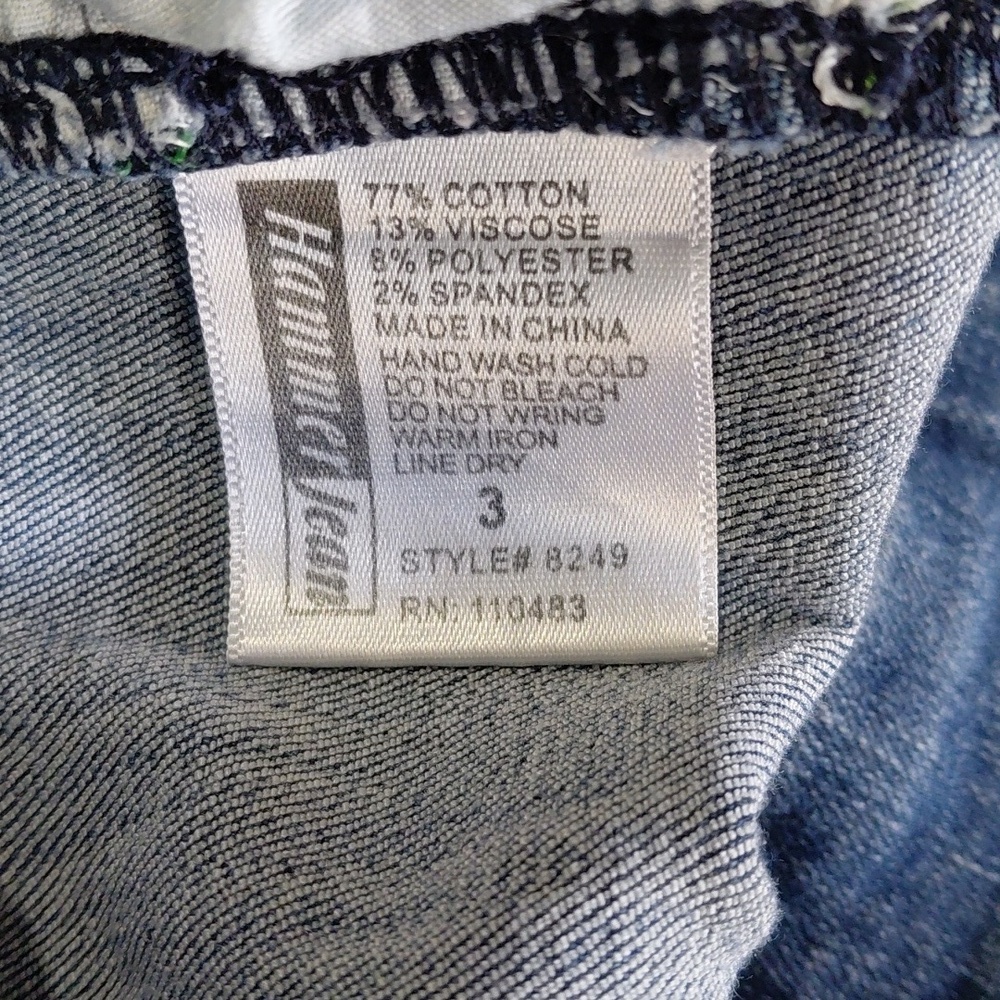 8129....Hanmer Skinny Jeans Size 3, W24" 28"Inseam 8"Rise - Picture 6 of 6